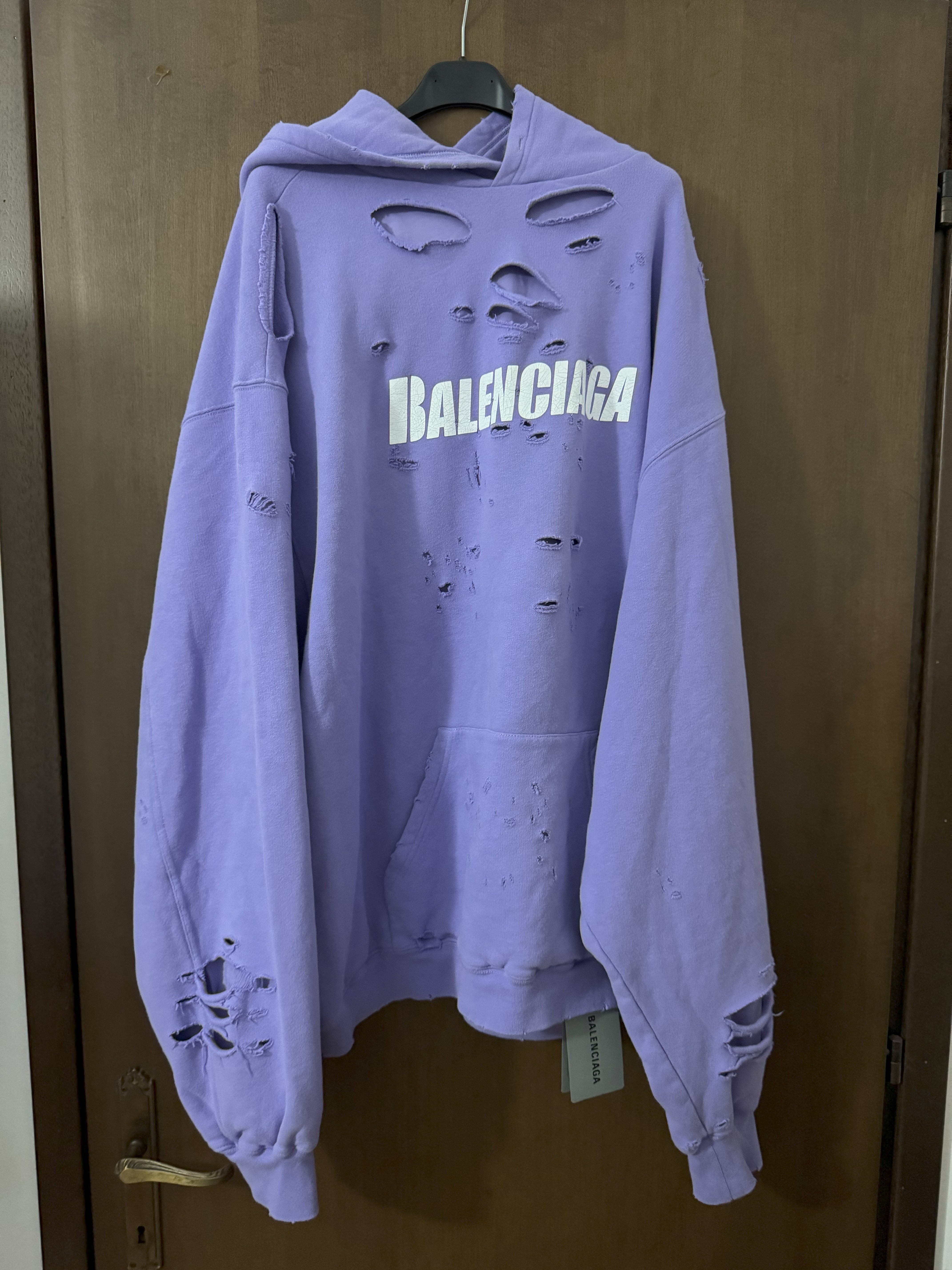 Balenciaga Destroyed Hoodie