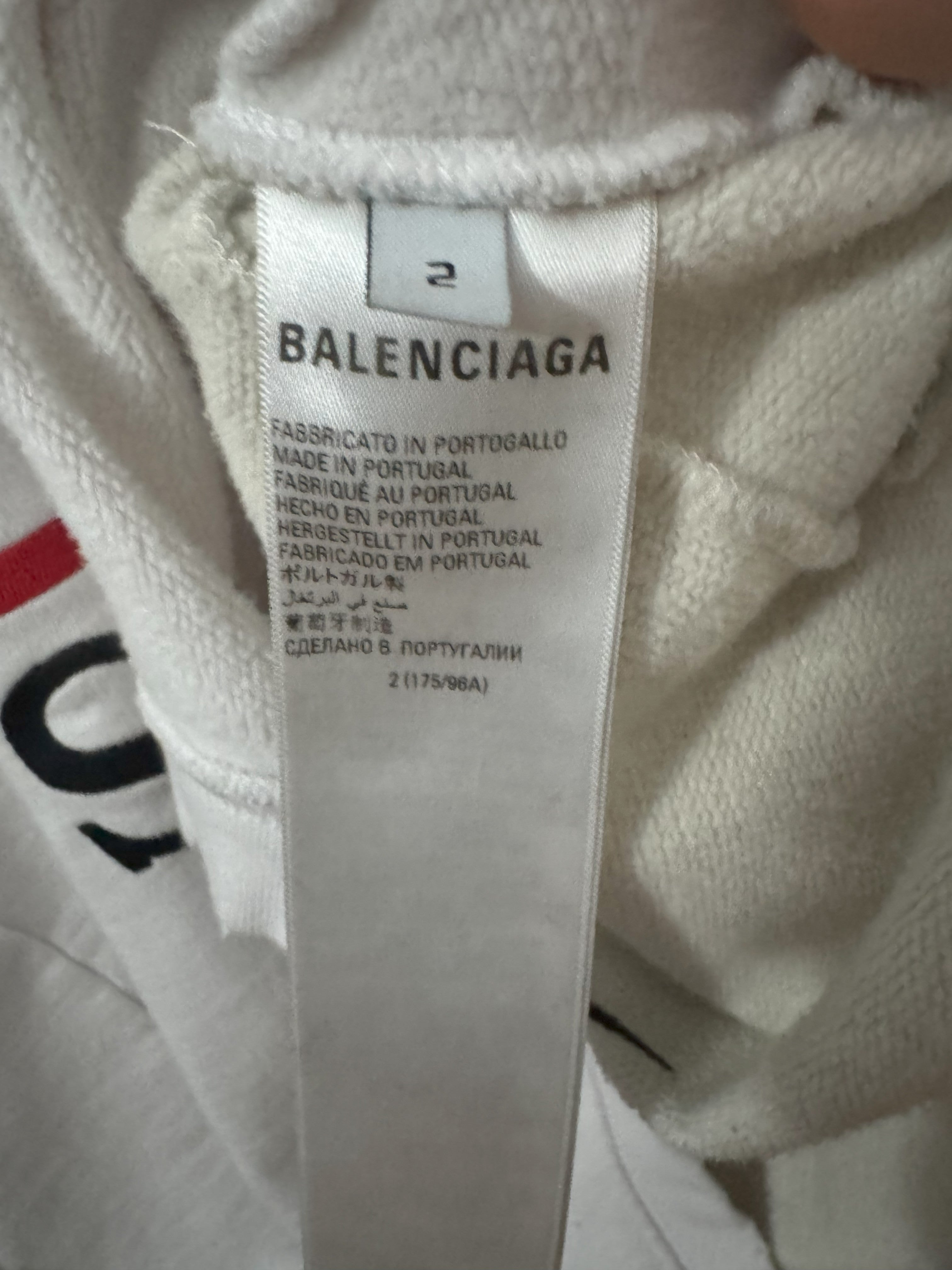 Balenciaga DIY College Hoodie – Distressed